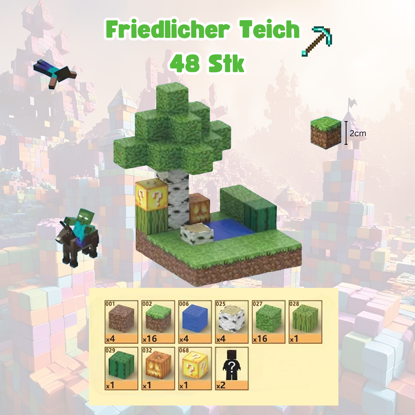 Friedlicher Teich 48 Stück