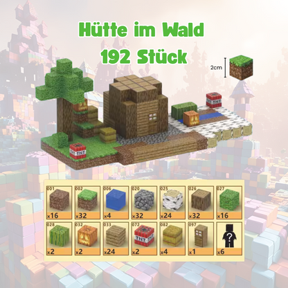 Hütte im Wald  192 Stück