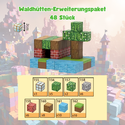 Waldhütten-Erweiterungspaket 48 Stück