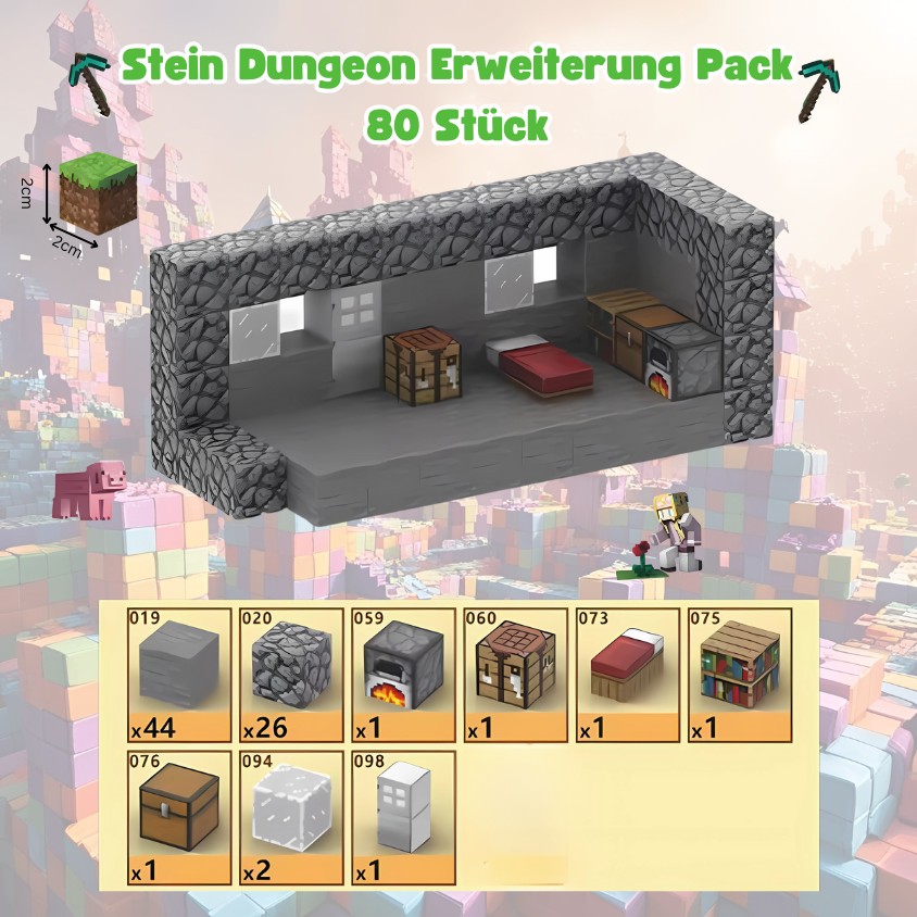 Stein Dungeon Erweiterung Pack 80 Stück